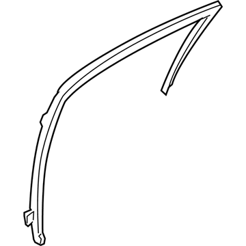 GM 22729849 Run Channel, Front Passenger Side