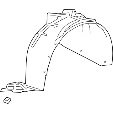 2019 Cadillac XT4 Fender Splash Shield - 84557829
