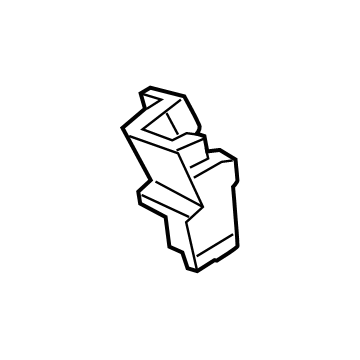 GM 84725055 Upper Seal, Rear Passenger Side
