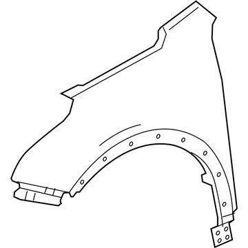 GM 84216122 Fender, Front Driver Side