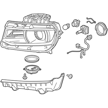 Chevy Headlight - 23398036