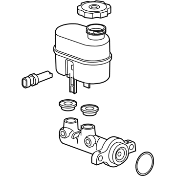Chevy Silverado 1500 Brake Master Cylinder - 19420798