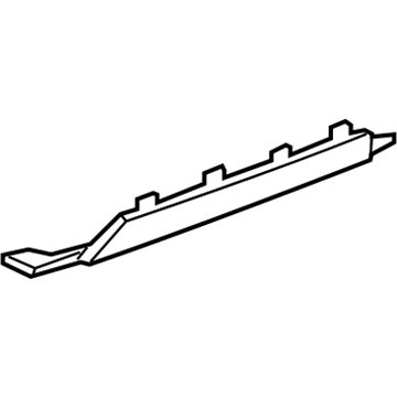 GM 84815618 Filler Cover, Gray, Rear