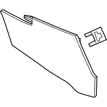 GM 95164889 Extension Panel, Black