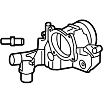 Cadillac 12590694 Water Outlet