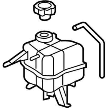 2007 Cadillac SRX Coolant Reservoir - 15875447