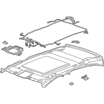 GM 84539573 Headliner, Titanium