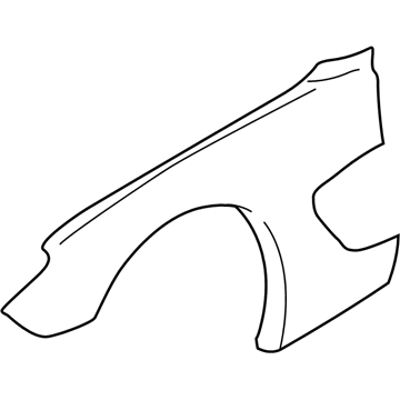 GM 10288101 Fender, Front Passenger Side