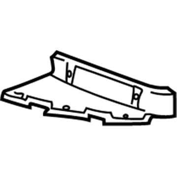 GM 10333647 Filler, Driver Side