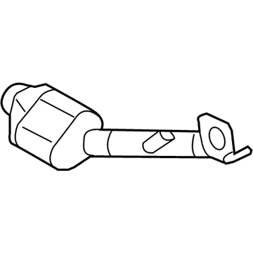 GM 25958409 Catalytic Converter, Driver Side