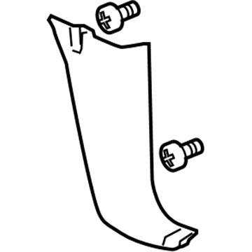 GM 15809347 Cowl Trim, Gray, Driver Side