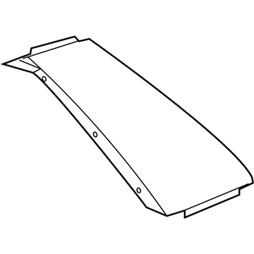 GM 22724565 Pillar Molding, Driver Side