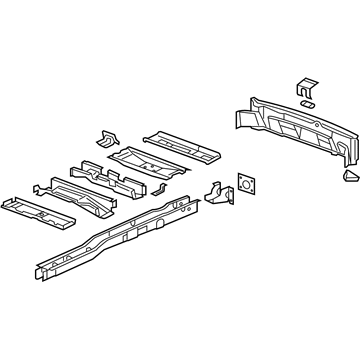 GM 15218727 Rail Assembly, Rear