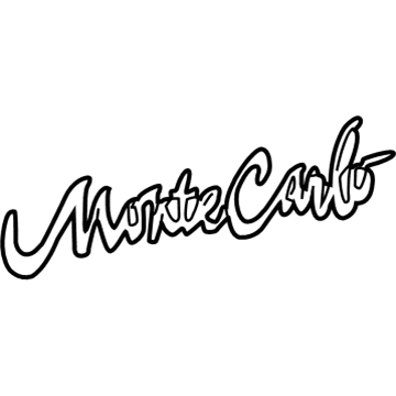 2005 Chevy Monte Carlo Emblem - 88980542