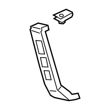 GM 84499298 Reinforcement Bracket, Driver Side