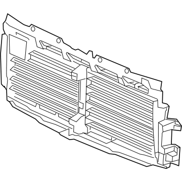 Chevy 87830733 Radiator Shutter Assembly