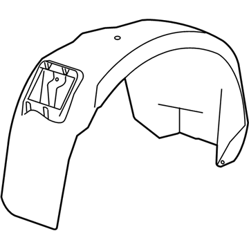 Chevy Fender Splash Shield - 22863722