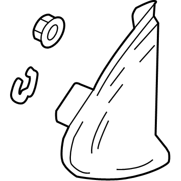 Chevy 84106818 Pillar Molding