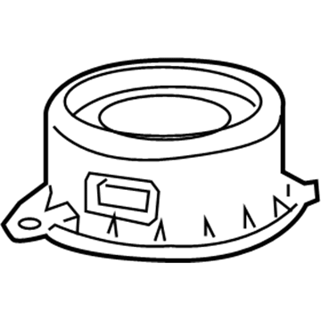 GM 25798962 Package Tray Speaker, Rear