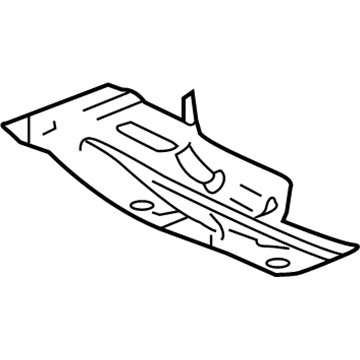 GM 22980205 Underbody Shield, Driver Side