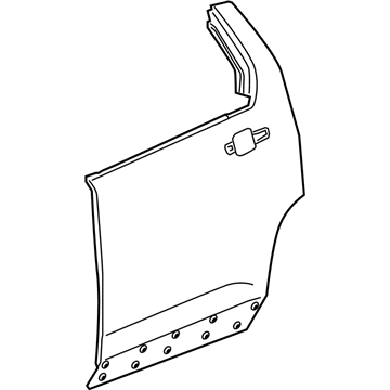 GM 20913553 Outer Panel, Rear Passenger Side