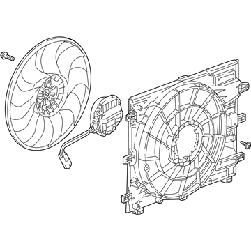 Chevy Equinox A/C Condenser Fan - 84947814