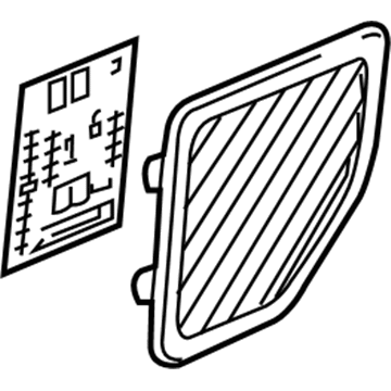 GM 20959275 Access Cover, Titanium