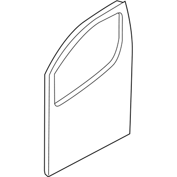 GM 19317136 Door Shell, Front Passenger Side
