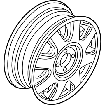 2008 Chevy Aveo Spare Wheel - 96653566