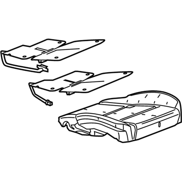 Cadillac Occupant Detection Sensor - 23434149