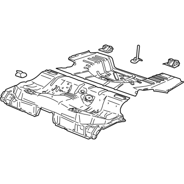 Saturn LW2 Floor Pan - 22687886