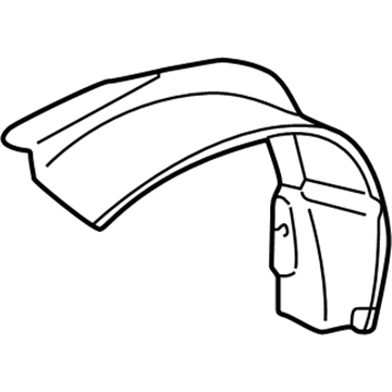 Chevy Classic Fender Splash Shield - 22603519