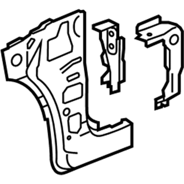 Chevy 23134834 Inner Hinge Pillar