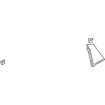 GM 84258762 Applique, Rear Driver Side