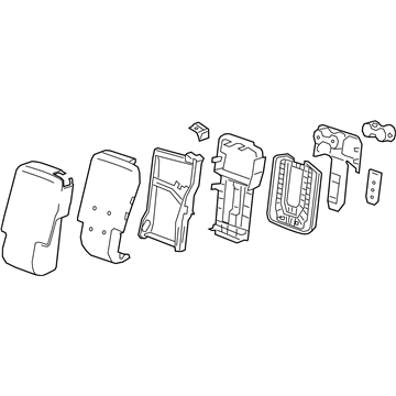 Chevy 84756944 Armrest Assembly