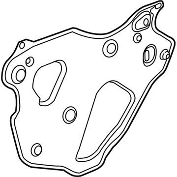 GM 23360428 Water Deflector, Front Driver Side