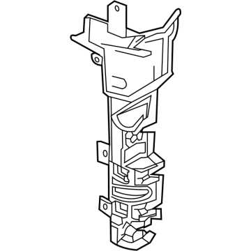 GM 84126422 Side Baffle, Passenger Side