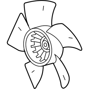 Cadillac SRX A/C Condenser Fan - 89022528