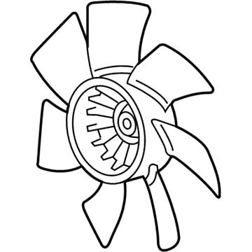 Cadillac SRX A/C Condenser Fan - 89022529