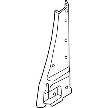 GM 19316826 Lower Center Pillar Trim, Passenger Side