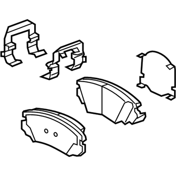 GM 92257988 Brake Pads
