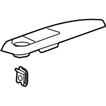GM 25865721 Armrest, Titanium, Passenger Side
