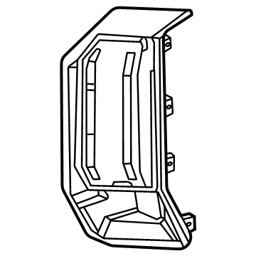 GM 84914481 Trim Bezel, Front Driver Side