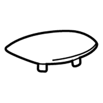 GM 10431237 Speaker Grille, Rear Driver Side