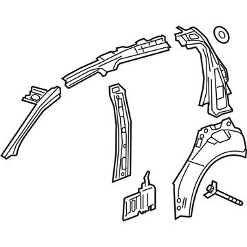 GM 42479941 Side Impact Inflator Module, Rear Inner Driver Side