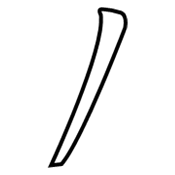 GM 22722093 Belt Weatherstrip, Red Line, Driver Side