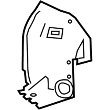 GM 25940079 Liner Extension, Front Driver Side