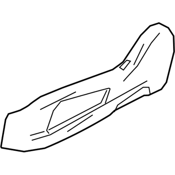 GM 84211096 Outer Finish Panel, Titanium, Front