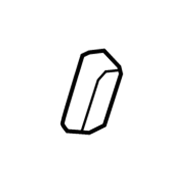 GM 23326844 Seat Switch Knob, Titanium, Front