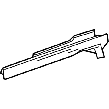 GM 23405478 Track Cover, Titanium, Front Inner